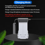 YX 3-Way Smart Charger with LCD Display For DJI Mini 5 Pro / Mini 4 Pro / Mini 3 Pro / Mini 3 Multi Battery Charging Hub, US Plug, EU Plug, UK Plug, AU Plug