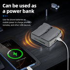 For DJI Neo 2 YX PD 45W Parallel Charger 2-Way Fast Charging Hub with Battery Storage Mode, 2-Way Flat