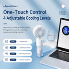 Handheld Misting Fan with Neck Strap 180 Degree Foldable Portable Water Spray Fan Type-C Rechargeable Mini Personal Face Mister Fan