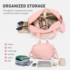 Tennis Duffel Bag Waterproof Gym Bag with Shoe Compartment Racket Holder for Pickleball Travel Sports