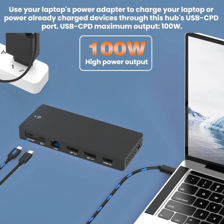 Blueendless TYPE-C Expansion Dock 4K 60Hz High-Definition Splitter