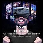 VRG Pro Mobile 3D Virtual Reality Smart VR Goggles, Blue Light (Black), No Blue Light (Black), Blue Light (White)