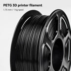 PETG 3D Printer Filament 1.75mm 1kg Spool High Toughness Wear Resistant 3D Printing Material