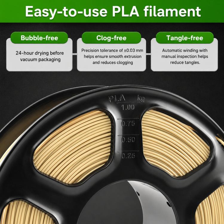 Silk PLA 3D Printer Filament 1.75mm 1kg Spool Shiny Metallic Gloss Finish 3D Printing Material