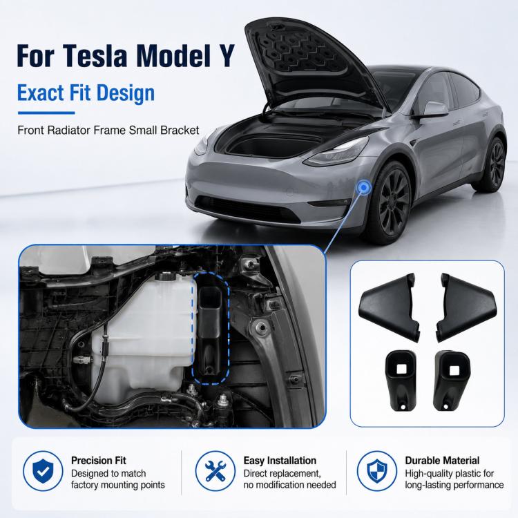 For 2020-2022 Tesla Model Y Radiator Bracket 1514466-00-A, 1514466-00-A