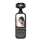 Handheld Vlog Camera With 270-Degree Motorized Rotatable Lens 2.0 Inch Screen Pocket Video Recorder WiFi Sports Action Cam, DV07-4K