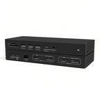 Blueendless Dual HDMI/DP Gigabit Expansion Dock With USB 3.2 Split Cable For Triple Display Expansion, 14 in 1