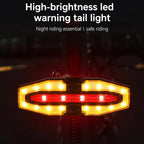 LY-5510 Bicycle Remote Control Warning Tail Light Left & Right Turning Signal Light For Night Riding