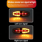 LY-5510 Bicycle Remote Control Warning Tail Light Left & Right Turning Signal Light For Night Riding