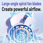 Y29 Handheld Ice Compress Fan With Digital Display 199-Speed Portable Outdoor Fan