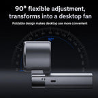 Y38 100-Speed Stepless Speed Regulation Handheld Ice Cooling Fan Portable Rechargeable Quiet Fan