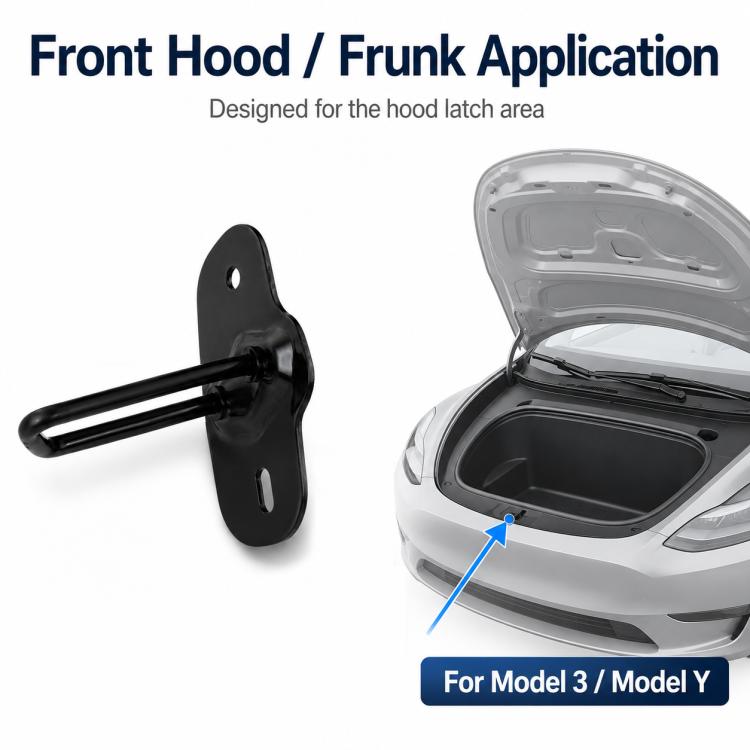 For Tesla Hood Locks, Old Model 3 1505712-00-B, New Model 3 / Y 1069032-00-B