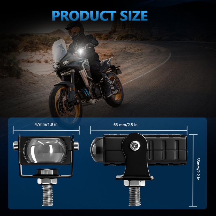 Aluminum Alloy Motorcycle Grille Spotlights Warning Lights