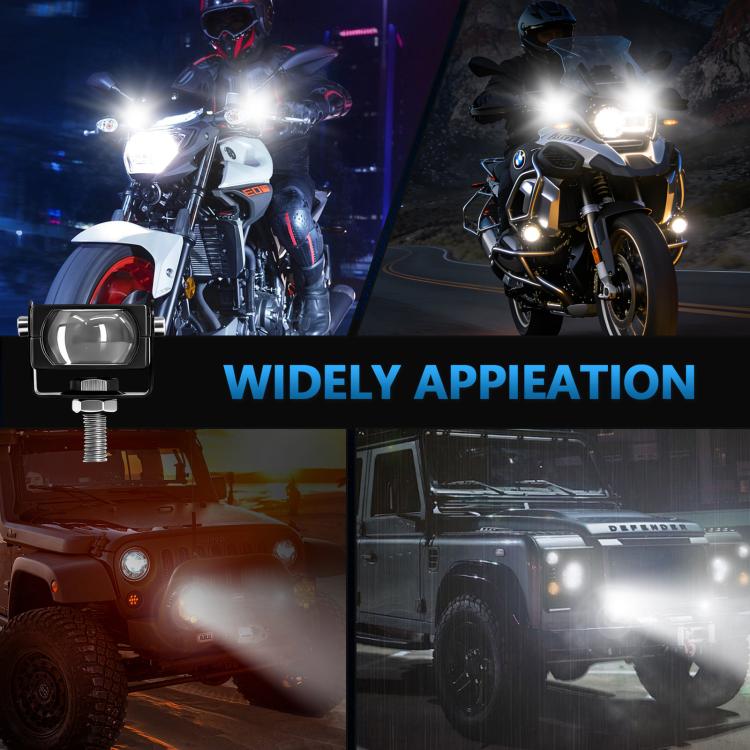 Aluminum Alloy Motorcycle Grille Spotlights Warning Lights