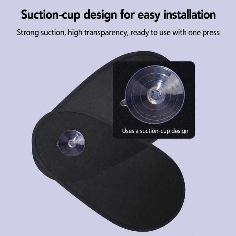 Adjustable Suction Cup Car Window Sun Shade, Summer UV Protection & Heat Insulation Curtain, Adjustable Sun Shade