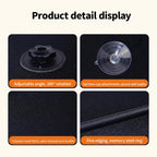 Adjustable Suction Cup Car Window Sun Shade, Summer UV Protection & Heat Insulation Curtain, Adjustable Sun Shade