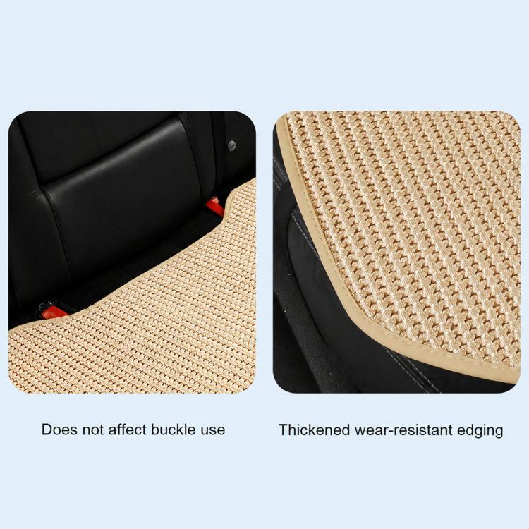 Woven Ice Silk Cooling Car Seat For Summer Breathable Front Seat Pads