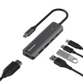 Blueendless HDMI 4K 60Hz Converter Type-C Dock, 5 in 1 USB 3.0 x 2)