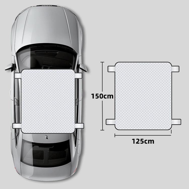 Car Sunroof Snow Protection Cover Clamp-On Roof Sun & Heat Insulation Cover, 150 x 115cm, 150 x 125cm
