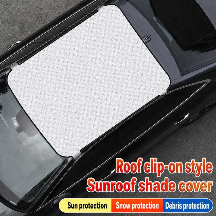 Car Sunroof Snow Protection Cover Clamp-On Roof Sun & Heat Insulation Cover, 150 x 115cm, 150 x 125cm