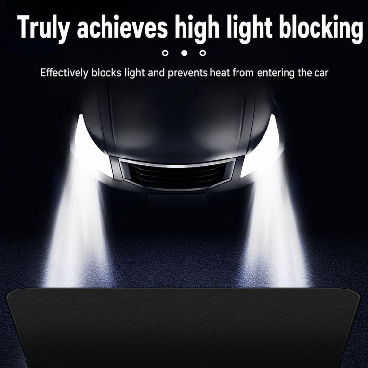 Car Sunroof Snow Protection Cover Clamp-On Roof Sun & Heat Insulation Cover, 150 x 115cm, 150 x 125cm