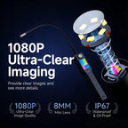 Endoscope Camera With 4.3 inch IPS HD Screen Borescope Camera HD1080P IP67 Waterproof Inspection Camera, NK008S 2m Cable Length 5.5mm Lens, NK008S 5m Cable Length 5.5mm Lens, NK008S 10m Cable Length 5.5mm Lens, NK008S 2m Cable Length 8mm Lens          ...