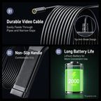 Endoscope Camera With 4.3 inch IPS HD Screen Borescope Camera HD1080P IP67 Waterproof Inspection Camera, NK008S 2m Cable Length 5.5mm Lens, NK008S 5m Cable Length 5.5mm Lens, NK008S 10m Cable Length 5.5mm Lens, NK008S 2m Cable Length 8mm Lens          ...