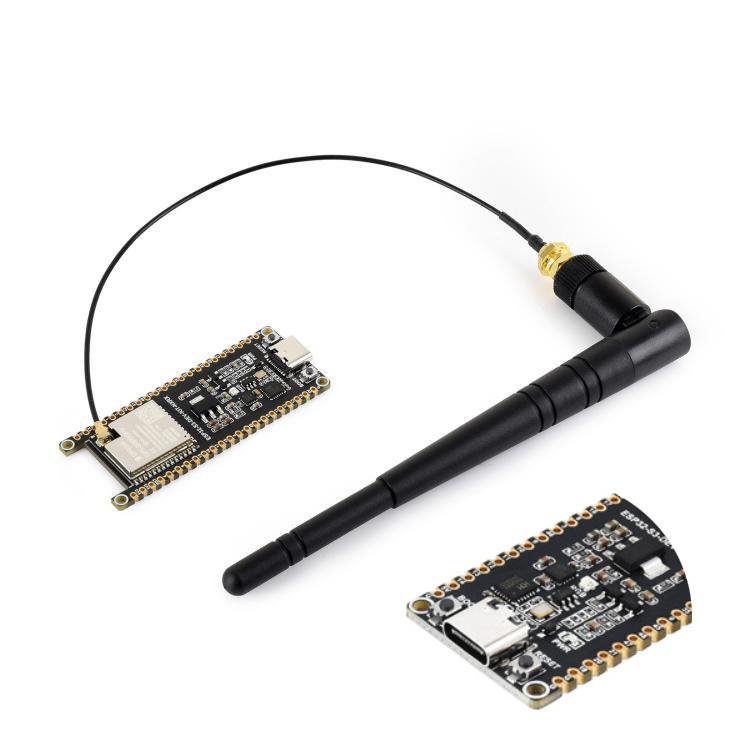 Waveshare ESP32-S3 1U-N16R8 Microcontroller 2.4GHz Wi-Fi Development Board 240MHz Dual Core Processor, Without Header, With Pre-soldered Headers
