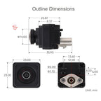 Waveshare 1MP GMSL Camera Module Automotive-grade Image Sensor, Built-in ISP, AA Lens, IP67 Protection Degree, 34552