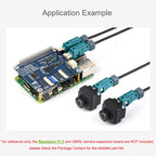 Waveshare 1MP GMSL Camera Module Automotive-grade Image Sensor, Built-in ISP, AA Lens, IP67 Protection Degree, 34552