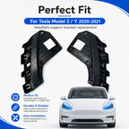 For 2020-2021 Tesla Model 3 / Y Headlight Bracket 1514952-00-B 1514953B, Left, Right