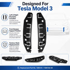 For Tesla Model 3 Front Bumper Mounting Bracket 1084181 / 1084182-00, Left, Right