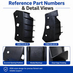 For 2017-2023 Tesla Model 3 Radiator Bracket Cover Plate 31084170-00-B / 1084169-00-B, Left, Right
