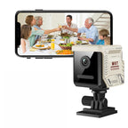Remote Monitoring 2MP WiFi HD Night Vision Wireless Multi-Functional Camera, W07 White, W07 Black
