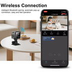Remote Monitoring 2MP WiFi HD Night Vision Wireless Multi-Functional Camera, W07 White, W07 Black