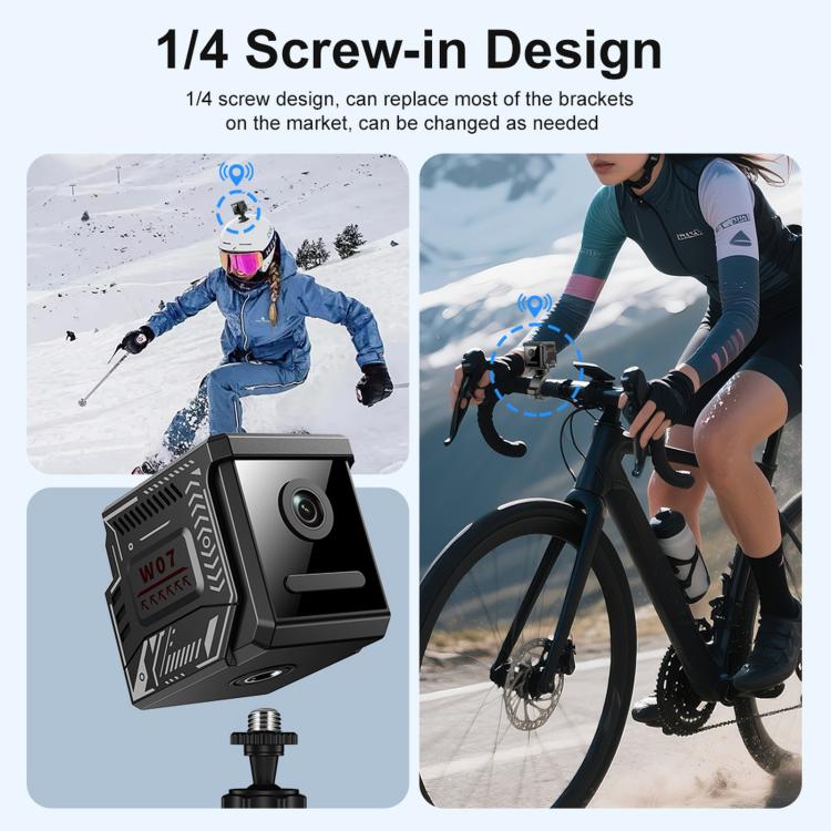 Remote Monitoring 2MP WiFi HD Night Vision Wireless Multi-Functional Camera, W07 White, W07 Black