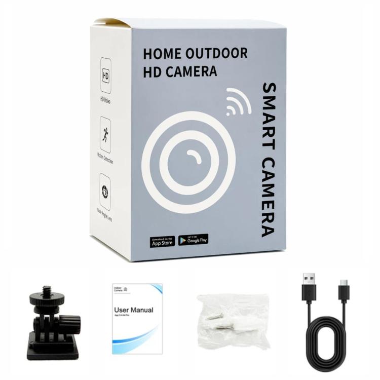 Remote Monitoring 2MP WiFi HD Night Vision Wireless Multi-Functional Camera, W07 White, W07 Black