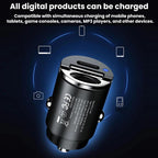 45W Type-C Mini Pull-Ring Car Fast Charger, C13-D13, C13-E13