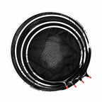 LINNHUE Titanium Alloy Fishing Landing Net Head Rubber Coated Snagless Mesh Dip Net Replacement, 30cm Fine Mesh, 35cm Fine Mesh, 35cm Light Fine Mesh, 40cm Coarse Mesh, 45cm Coarse Mesh