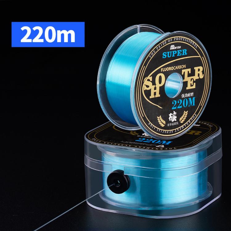 NAIGUAN Fluorocarbon Fishing Line Abrasion Resistant Invisible Carbon Lure Leader Line, No. 0.8, No. 1.0, No. 1.2, No. 1.5, No. 2.0, No. 2.5, No. 3.0, No. 4.0, No. 5.0, No. 6.0