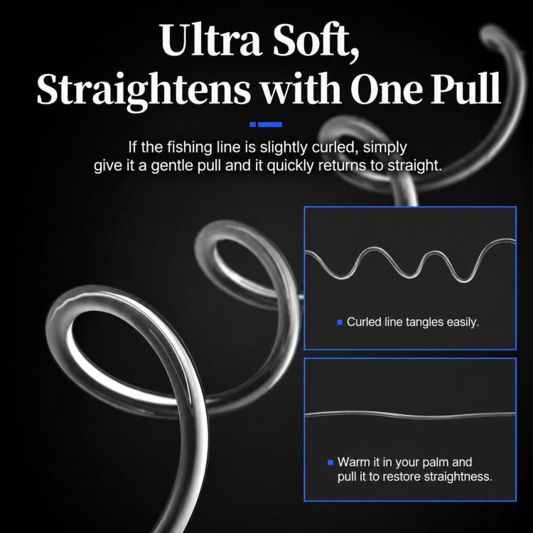 NAIGUAN Fluorocarbon Fishing Line Abrasion Resistant Invisible Carbon Lure Leader Line, No. 0.8, No. 1.0, No. 1.2, No. 1.5, No. 2.0, No. 2.5, No. 3.0, No. 4.0, No. 5.0, No. 6.0