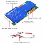 LiitoKala 20-cell 3.7V Ternary Lithium Battery BMS Electric Vehicle Battery Protection Board, 20S-60V 50A