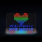 Waveshare 34431 RGB Full-color LED Matrix Panel, 4mm Pitch, 80×40 Pixels, Adjustable Brightness, 34431