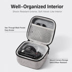Baona BN-FH003 For Sony ZV-E10 / ZV-E10 II Hard EVA Camera Case Protective Travel Pouch With Mesh Pocket