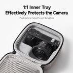 Baona BN-FH003 For Sony ZV-E10 / ZV-E10 II Hard EVA Camera Case Protective Travel Pouch With Mesh Pocket