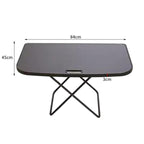 For Tesla Model Y 2021-2025 Trunk Small Table Board Foldable Portable Car Camping Tabletop, Table+2 Chairs