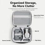 Baona BN-FD004 For DJI Mini 4K Hard EVA Carrying Case Drone Shoulder Bag Protective Storage Box, Large Gray, Large Black, Extra Large Gray, Extra Large Black