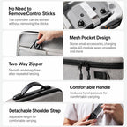 Baona BN-FD004 For DJI Mini 4K Hard EVA Carrying Case Drone Shoulder Bag Protective Storage Box, Large Gray, Large Black, Extra Large Gray, Extra Large Black