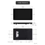 DSI Capacitive Touch Display 480 × 800 Resolution, IPS Display Panel, Waveshare 4inch, Waveshare 4.3inch