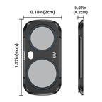 For Insta360 Luna Ultra BRDRC Filter Accessories, UV, CPL, ND16, Black Soft, Anti-Light Pollution, 3pcs /Set CPL + ND16 + Black Soft, 3pcs /Set CPL + Black Soft + Adjustable VND, 4pcs /Set CPL + Black Soft + Anti-Light Pollution + Adjustable VND